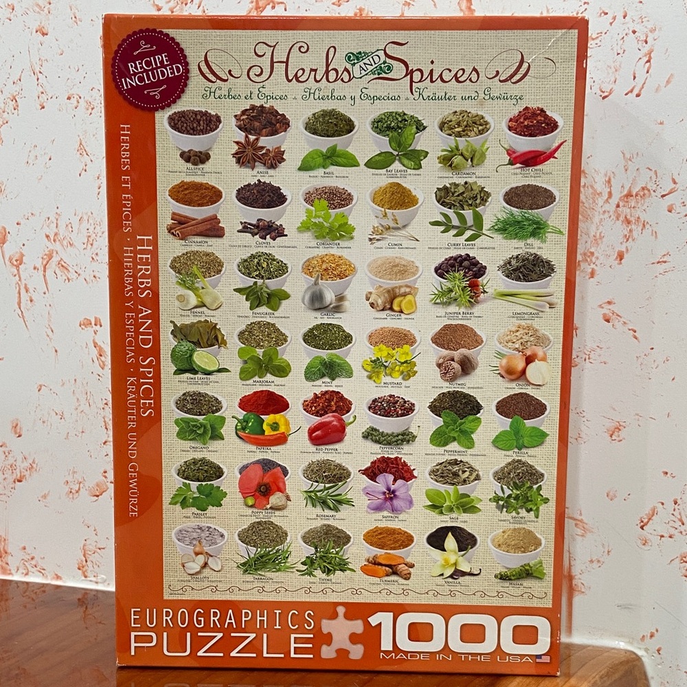 Eurographics Herbs and Spices - 1000 Piece Puzzle